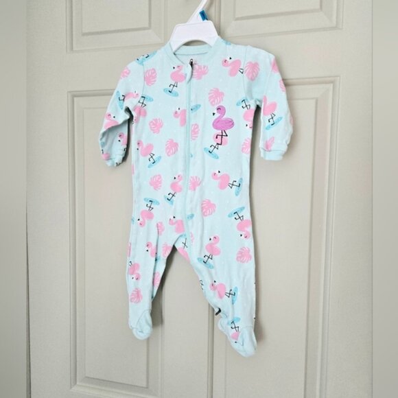 Other - Tuffy Flamingo Print Sleeper Size 6 M